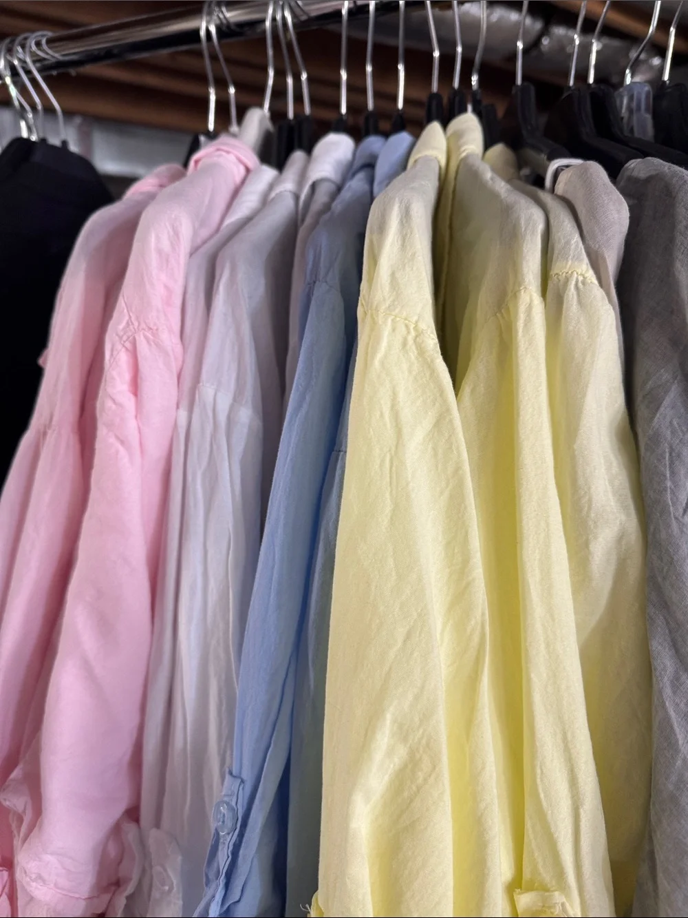 IT68. From Italy 🇮🇹 Pastel Sequined button up shirt - Picture 2 of 2